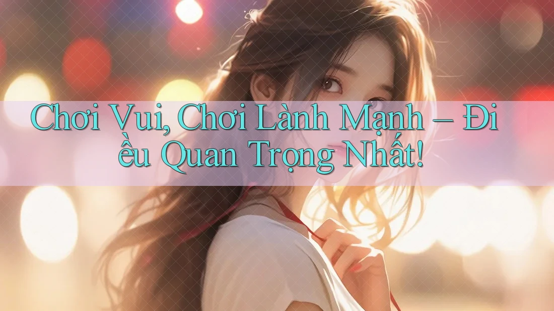 Chơi Vui, Chơi Lành Mạnh – Điều Quan Trọng Nhất!