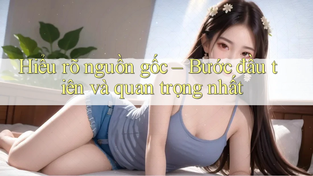 Hiểu rõ nguồn gốc – Bước đầu tiên và quan trọng nhất