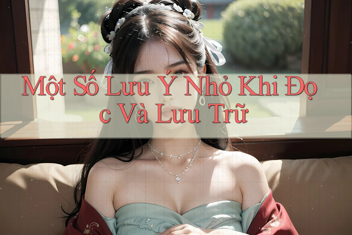 Một Số Lưu Ý Nhỏ Khi Đọc Và Lưu Trữ
