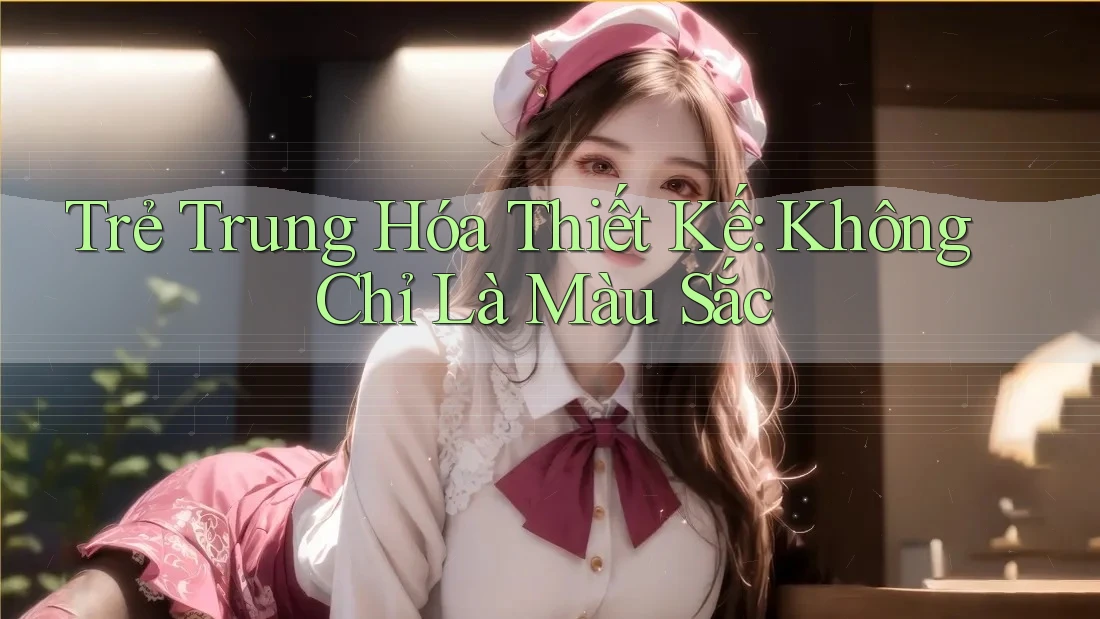 Trẻ Trung Hóa Thiết Kế: Không Chỉ Là Màu Sắc